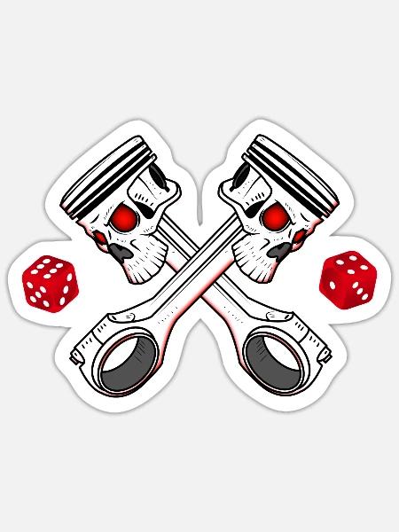 Protection climatique 130 km / h Pas de limitation de vitesse sur l'autoroute - Sticker taille S (10 x 10 cm) - blanc mat