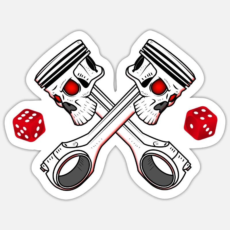 Klimaschutz 130km/h Kein Tempolimit auf Autobahn - Sticker Größe S (10 x 10 cm) - Mattweiß