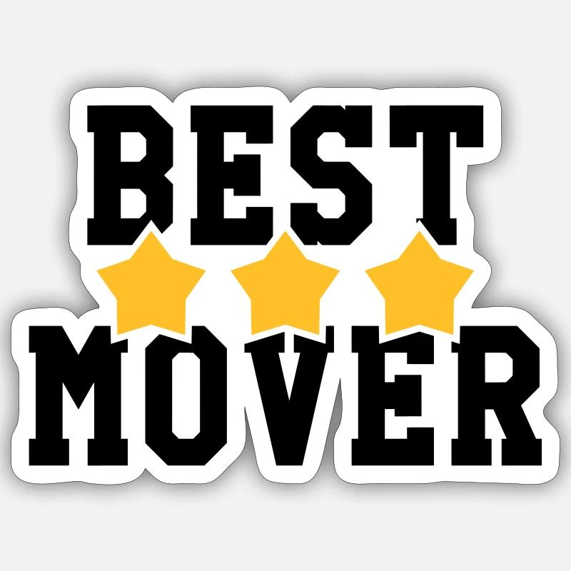 frachtführer / möbelpacker / mover / bewegen Sticker Größe S (10 x 10 cm)