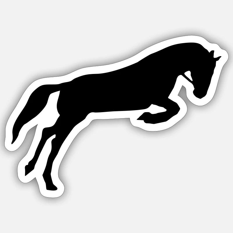 Pferd Sticker Größe S (10 x 10 cm)