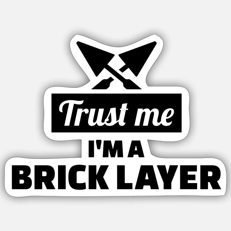 Brick layer Sticker size S (10 x 10 cm)