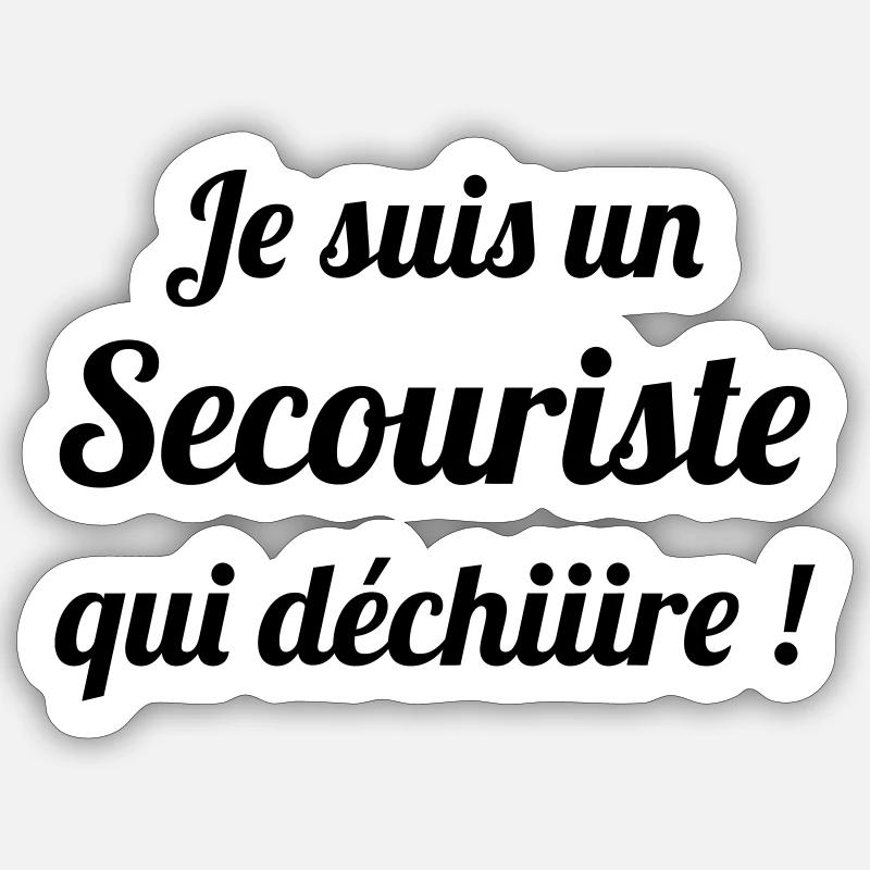 Secourisme / Secouriste / Secours / Secourir Sticker taille S (10 x 10 cm)