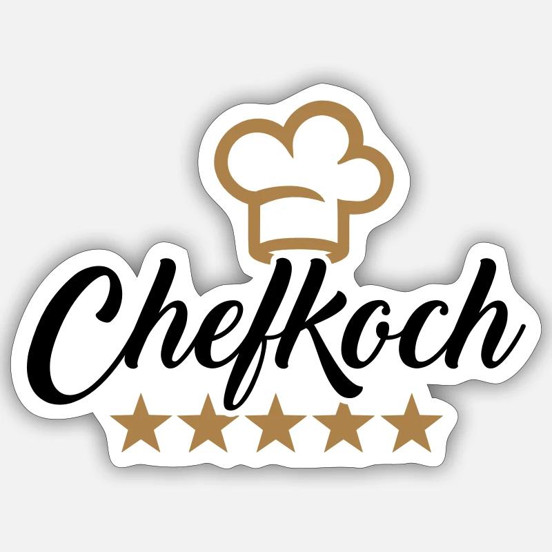 Chefkoch Sticker Größe S (10 x 10 cm)