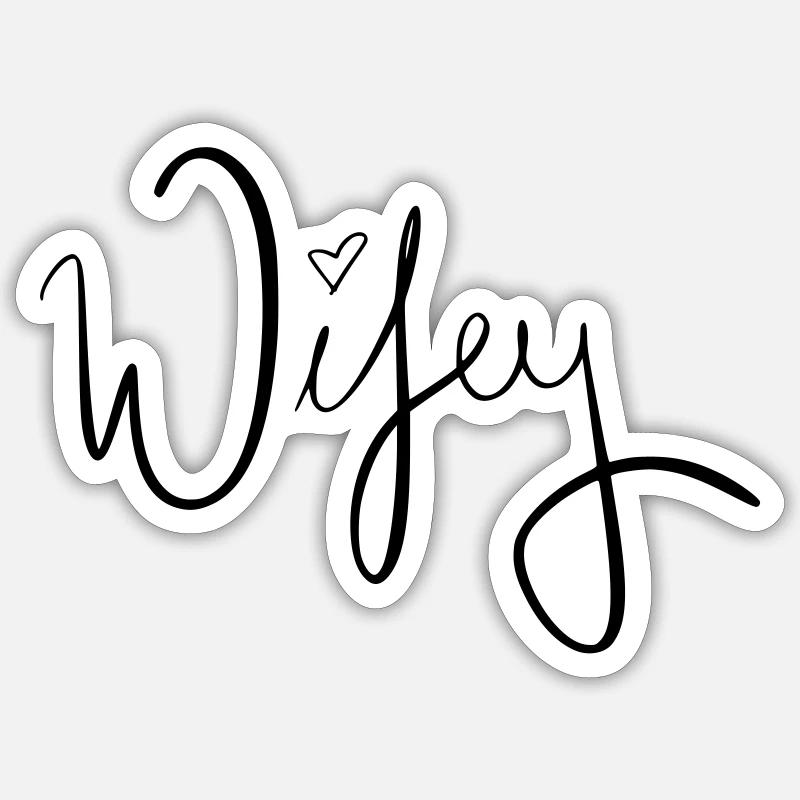 Bourgeoise - Sticker taille S (10 x 10 cm) - blanc mat