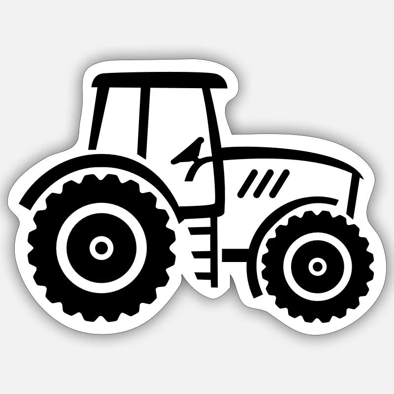 Tractor Sticker size S (10 x 10 cm)