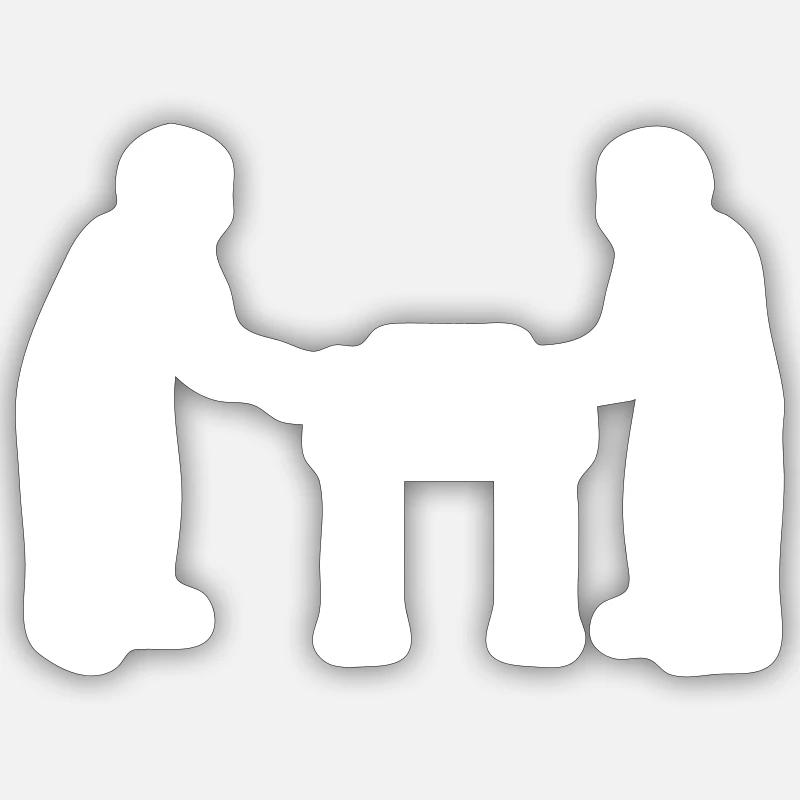 Sticker Größe S (10 x 10 cm) - 