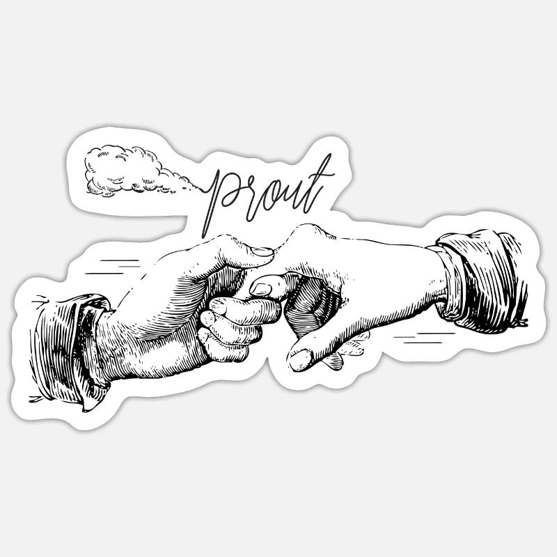 Sticker Größe S (10 x 10 cm) - 