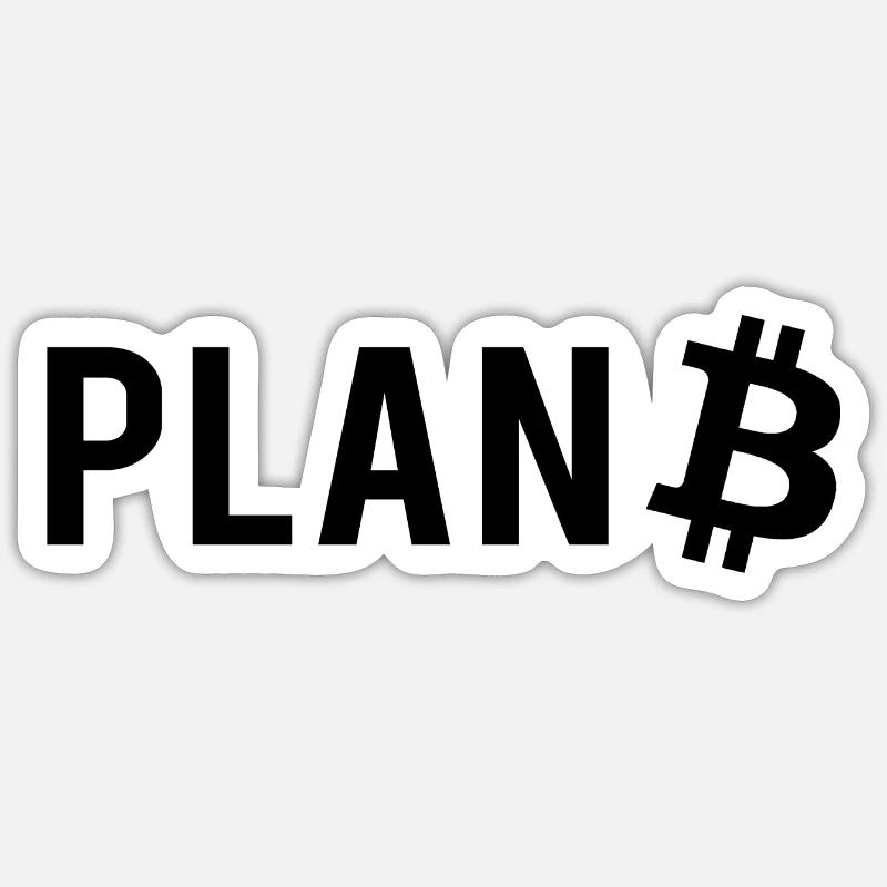PLAN B Sticker taille S (10 x 10 cm)