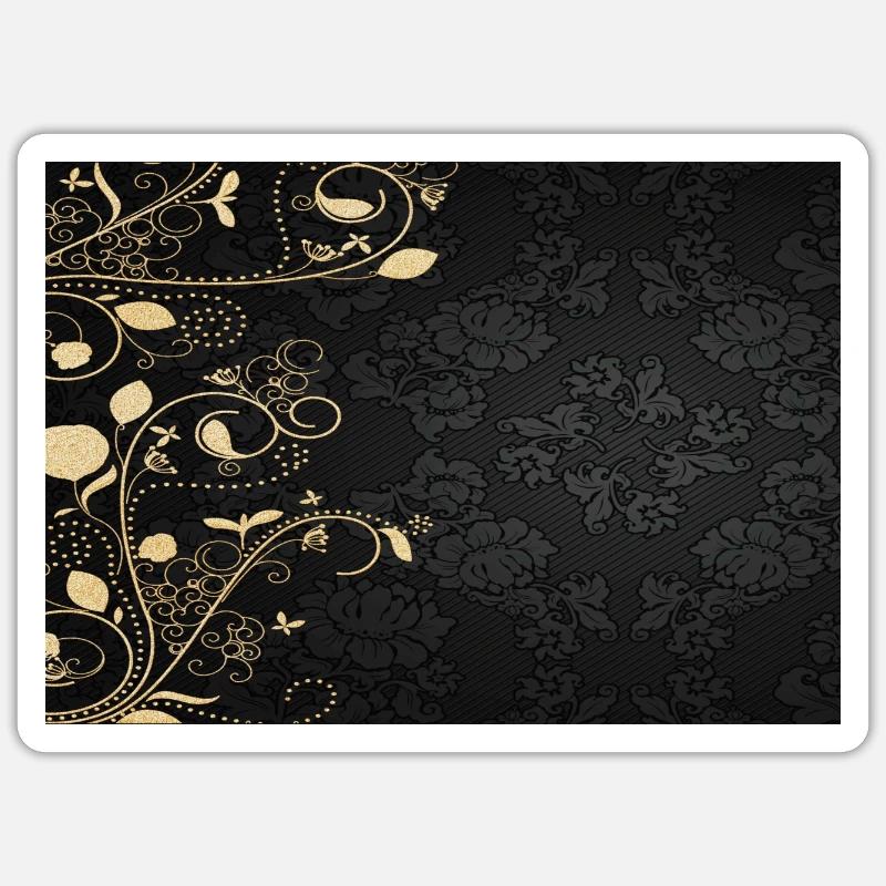 Floral pattern Sticker size S (10 x 10 cm)