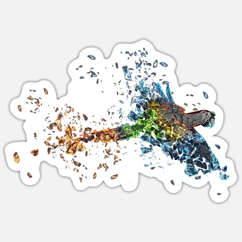 Sticker taille S (10 x 10 cm) - 