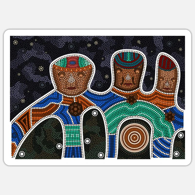 Relation amicale Sticker taille S (10 x 10 cm)