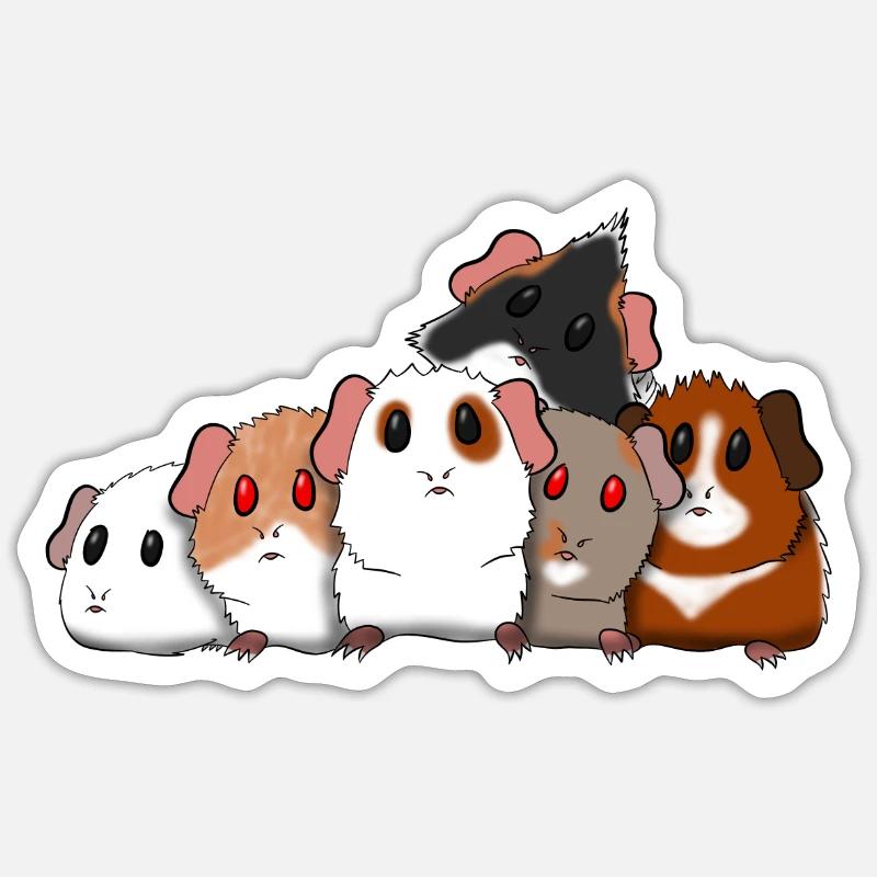 Piggie Herd Sticker size S (10 x 10 cm)