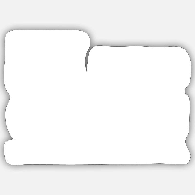 Das Auto oder ich Lustige Sprüche Sticker Größe S (10 x 10 cm)