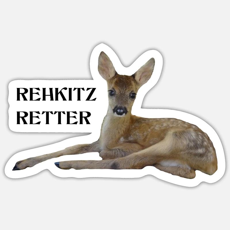 Rehkitz 8 Sticker Größe S (10 x 10 cm)