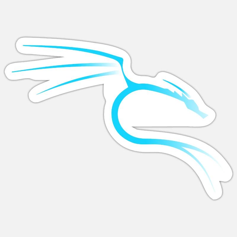 Kali Linux Dragon - Sticker size S (10 x 10 cm) - white matte