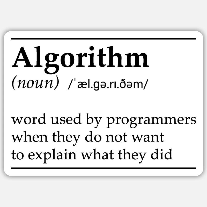 Perfect gift for programmers Sticker size S (10 x 10 cm)