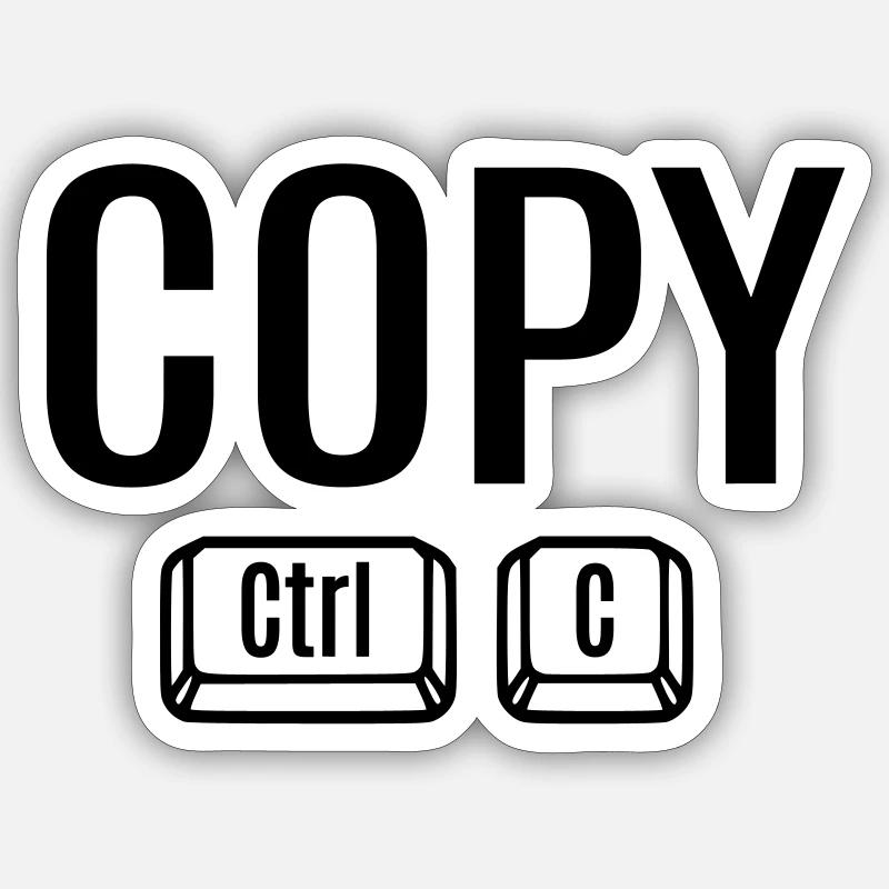 Dad mom child baby birth gift idea copy paste Sticker size S (10 x 10 cm)