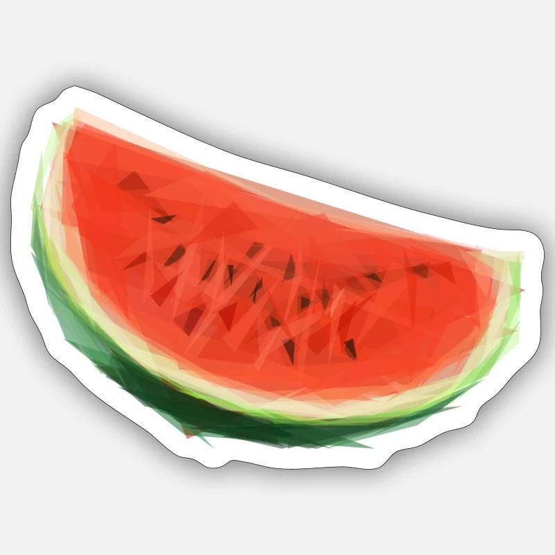 Pastèque Sticker taille S (10 x 10 cm)