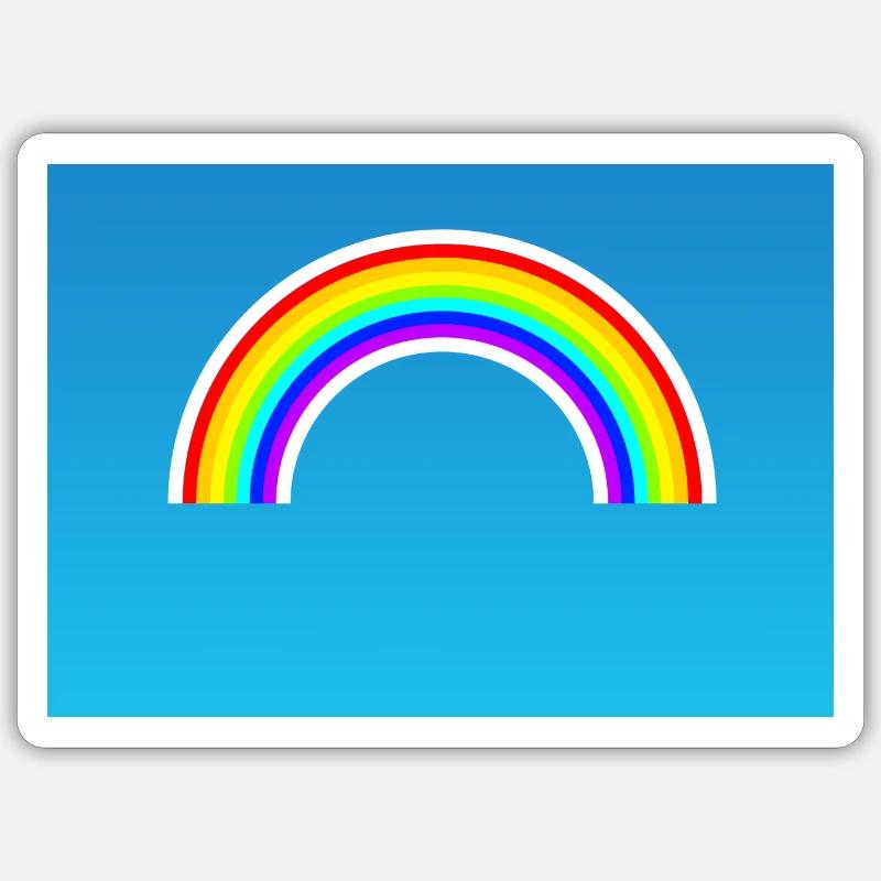 Regenbogen Sticker Größe S (10 x 10 cm)