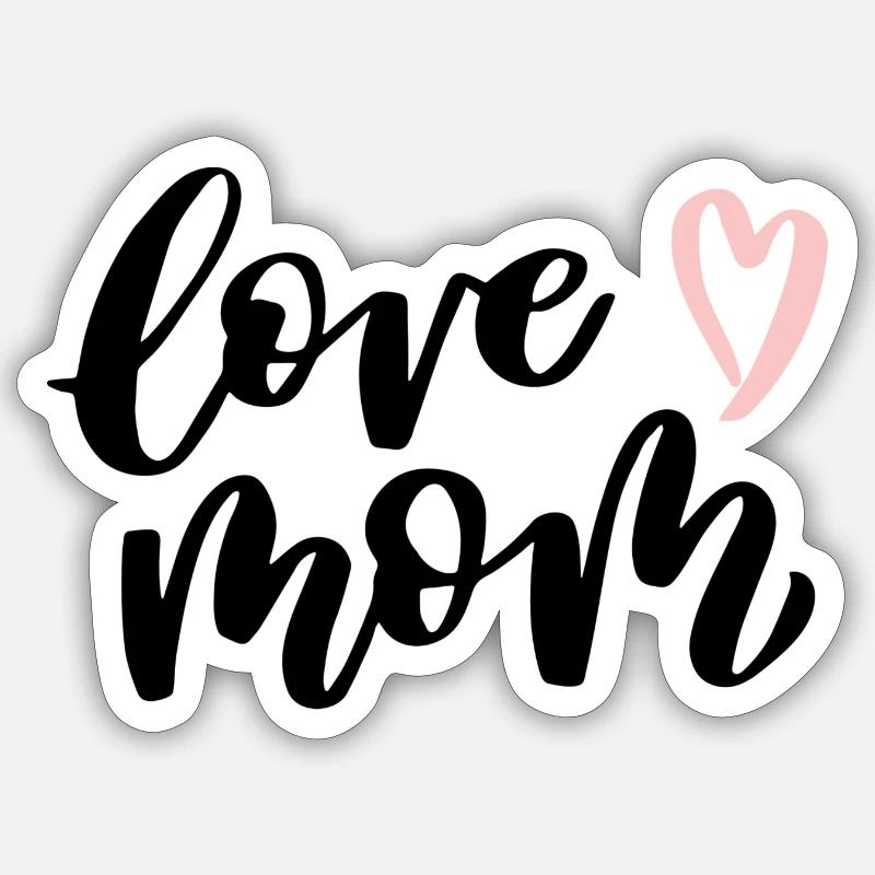 Mutter mom Mama Muttertag Eltern Mutti Sticker Größe S (10 x 10 cm)