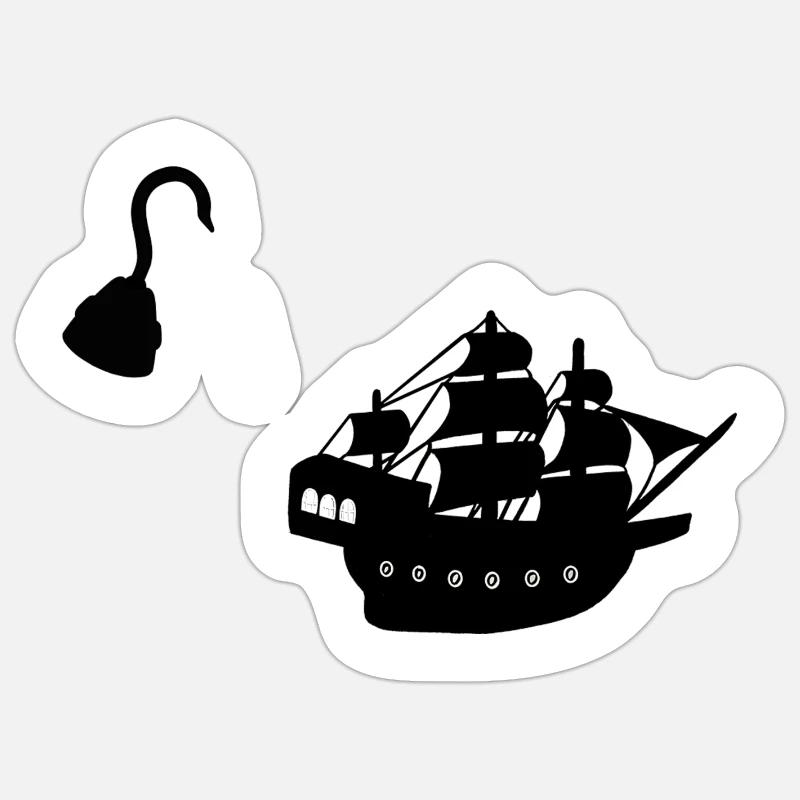 hook stickers Sticker taille S (10 x 10 cm)