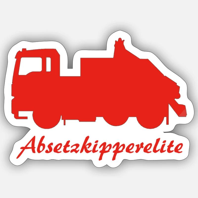Absetzkipperelite Sticker Größe S (10 x 10 cm)