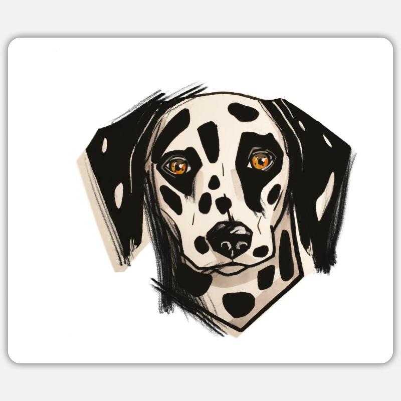 Dalmatian - Sticker size S (10 x 10 cm) - white matte