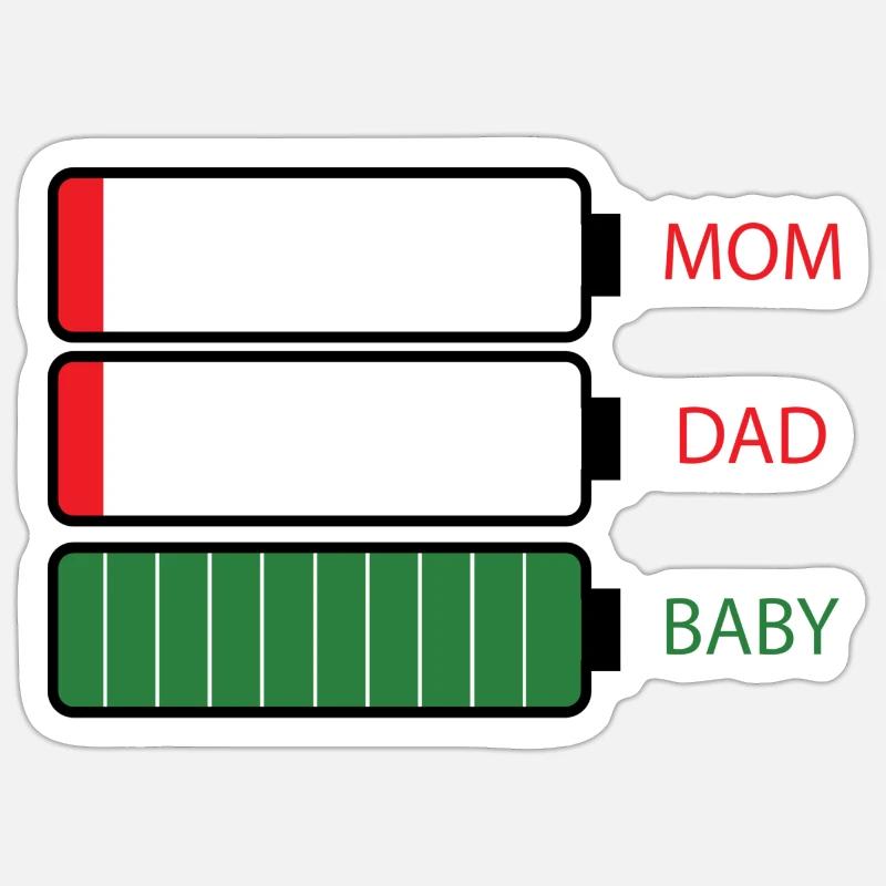 Energie eltern Sticker Größe S (10 x 10 cm)