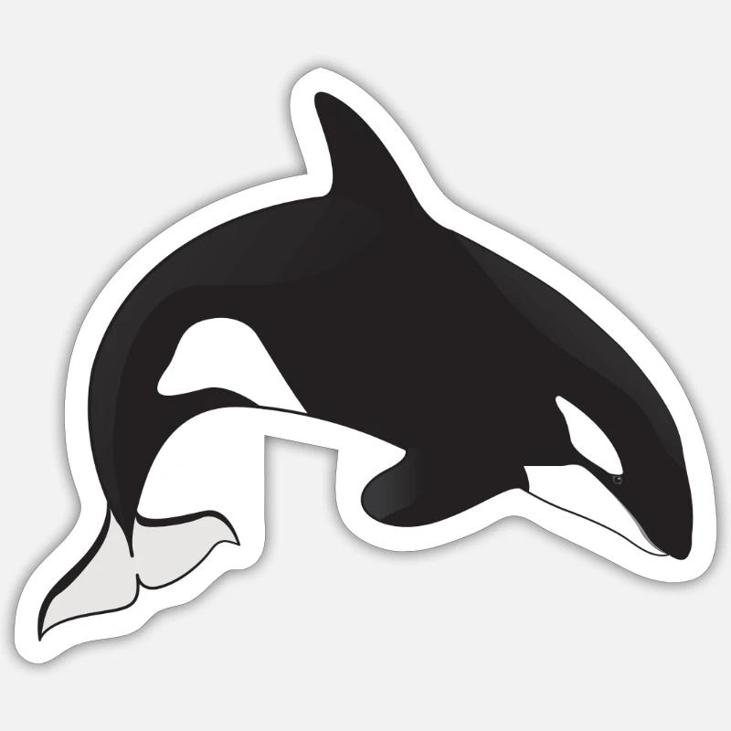 orque Sticker taille S (10 x 10 cm)