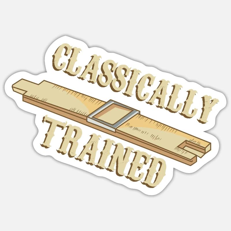 Classically Trained Sticker Größe S (10 x 10 cm)