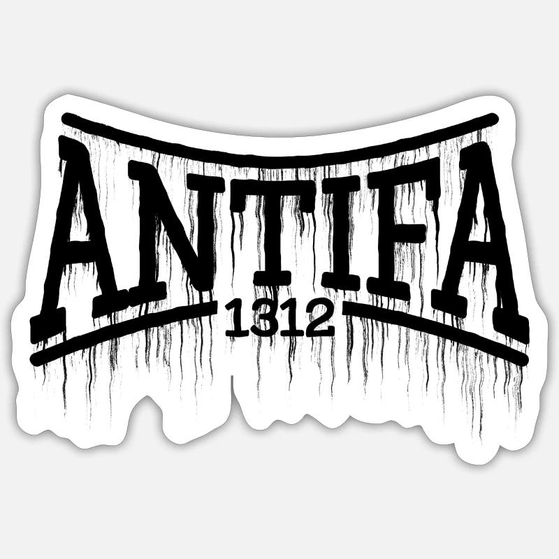 antifa Sticker size S (10 x 10 cm)