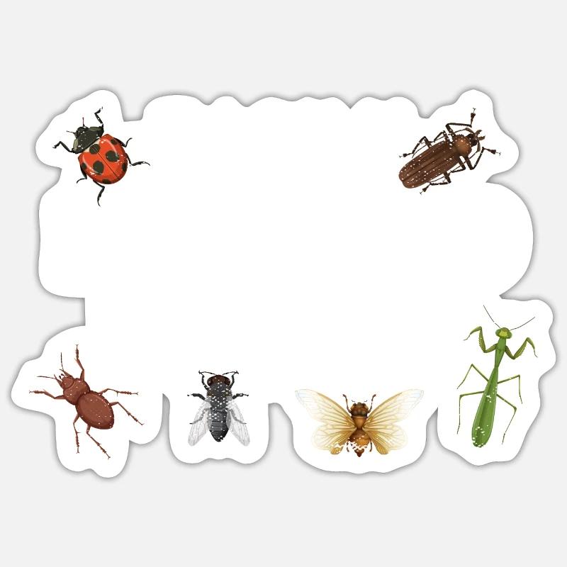 Entomologist Bug Science Easily Distracted By Bugs Sticker Größe S (10 x 10 cm)