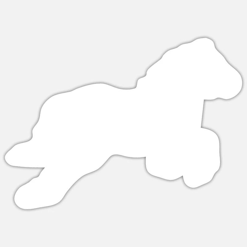 Pferd Sticker Größe S (10 x 10 cm)