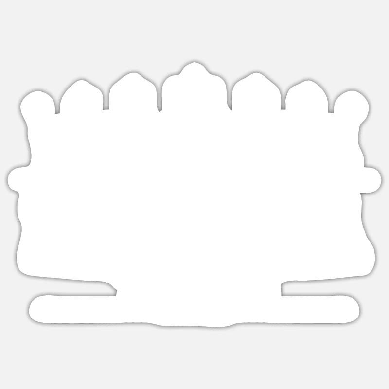 Milena - Sticker taille S (10 x 10 cm) - blanc mat