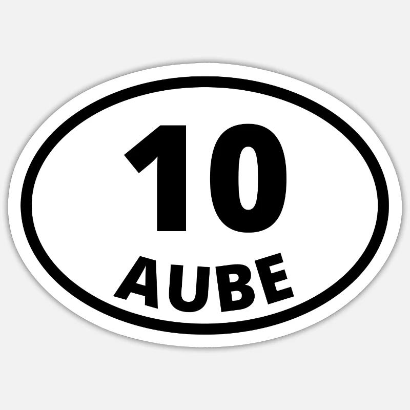 10 aube Sticker taille S (10 x 10 cm)