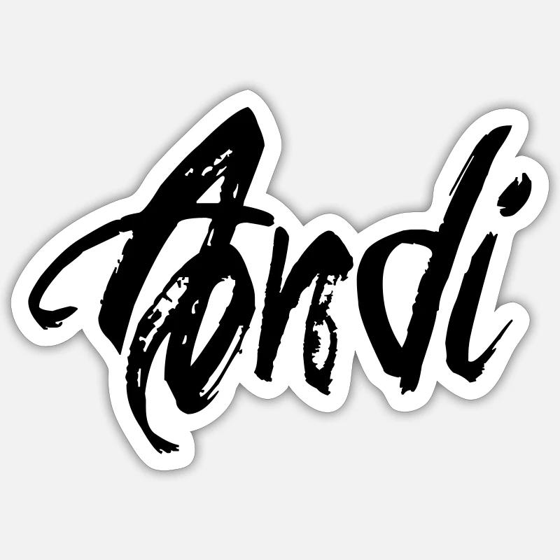 andi Sticker Größe S (10 x 10 cm)