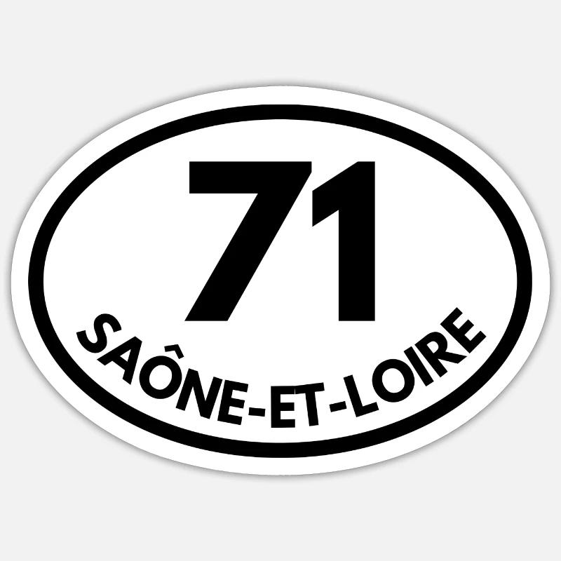 71 - Sticker taille S (10 x 10 cm) - blanc mat