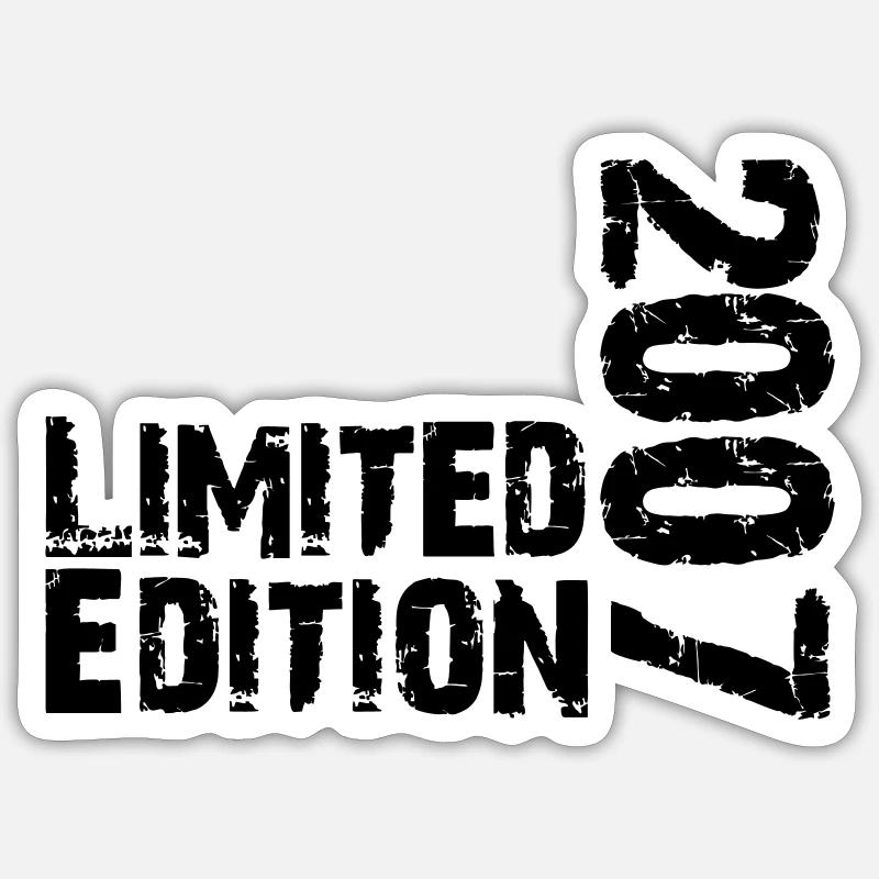 édition limitée 2007 - Sticker taille S (10 x 10 cm) - blanc mat