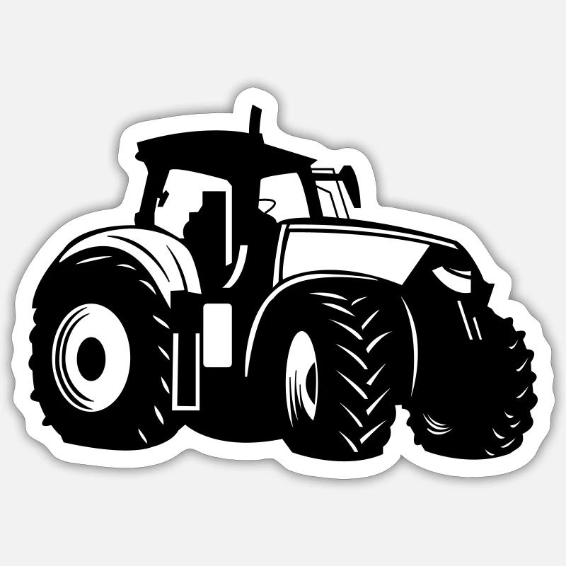 Tractor Sticker size S (10 x 10 cm)