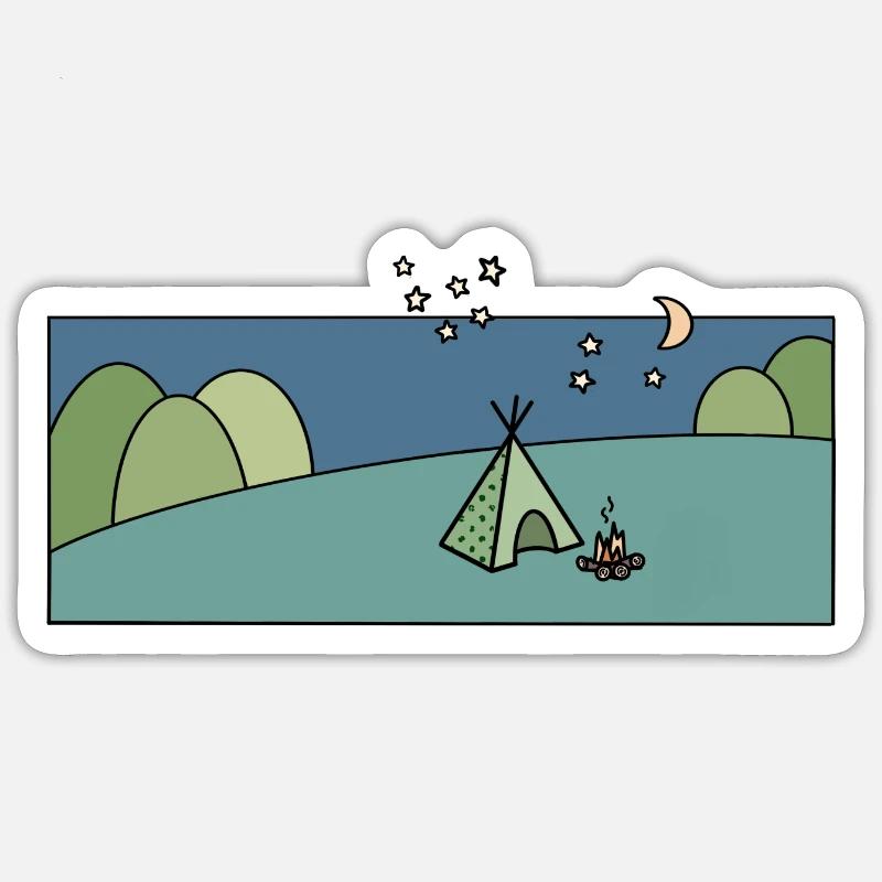 Constellation Leo - Sticker size S (10 x 10 cm) - white matte