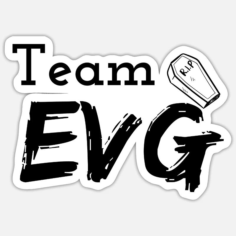 Team EVG Sticker taille S (10 x 10 cm)