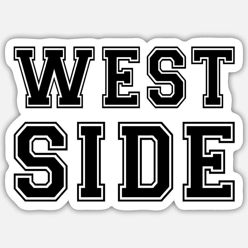 Westside Sticker size S (10 x 10 cm)
