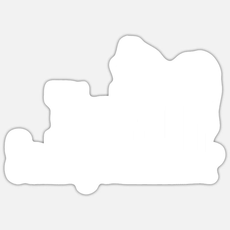 Funny Samoyed Master Parody Samoyed Sticker size S (10 x 10 cm)