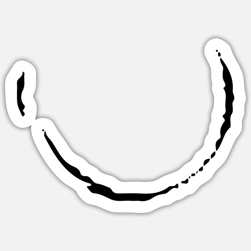 Cercle Sticker taille S (10 x 10 cm)