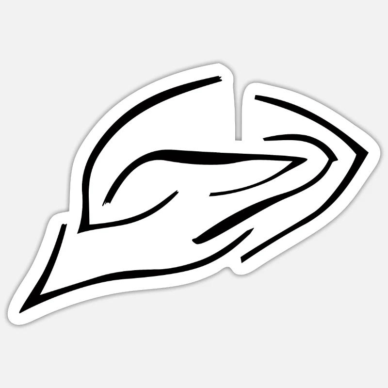 wave Sticker Größe S (10 x 10 cm)