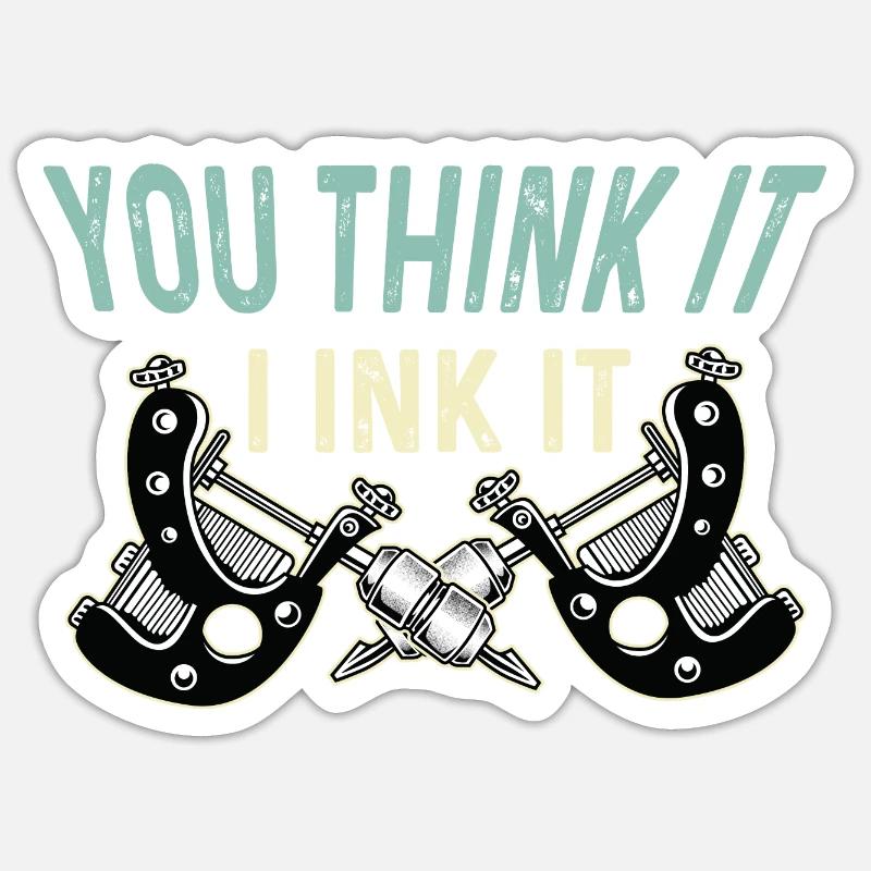 Ich tinte es Künstler oder Schöpfer Gift Sticker Größe S (10 x 10 cm)