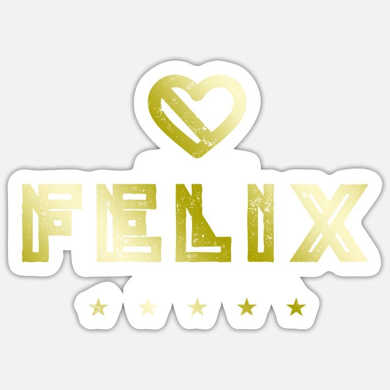 Felix Herz Sticker size S (10 x 10 cm)
