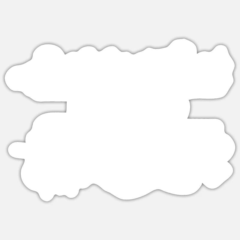 sapperlott, bin kein Fallott Sticker Größe S (10 x 10 cm)