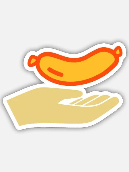 - Sticker size S (10 x 10 cm) - white matte