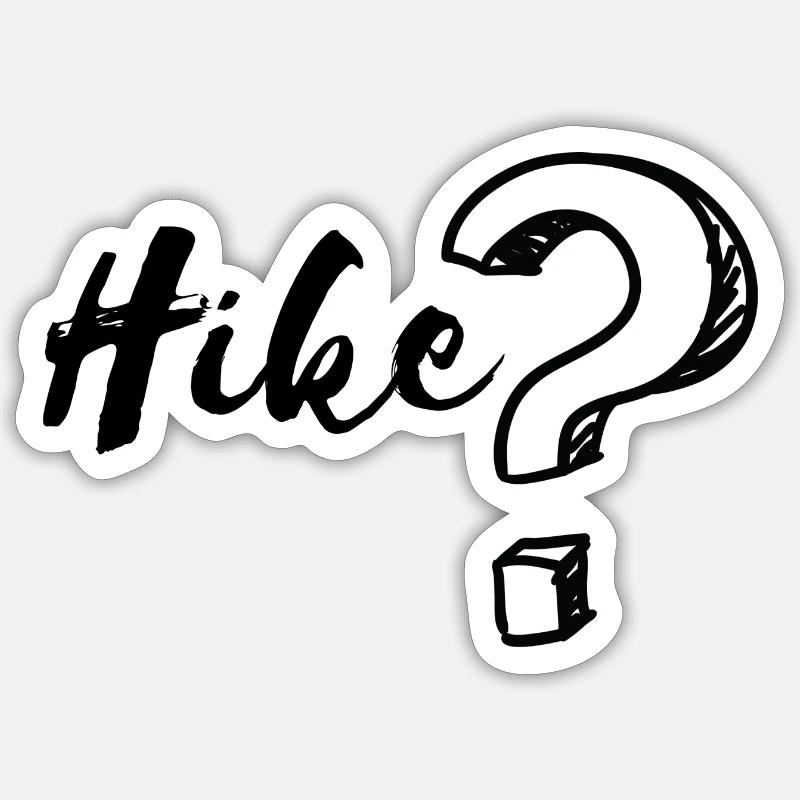 Hike Sticker Größe S (10 x 10 cm)